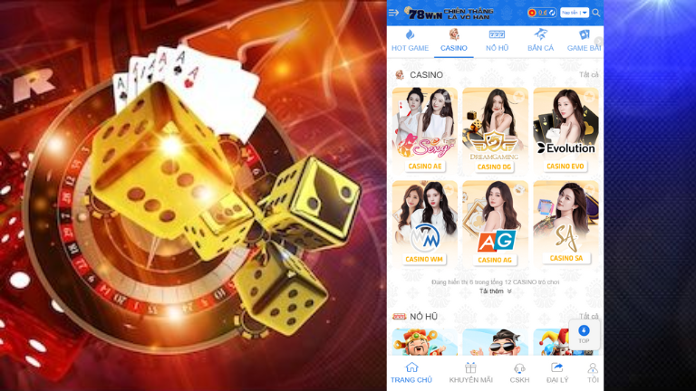 Casino 78win – điểm đến của mọi cược thủ mê đánh bài