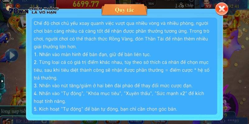 Nắm rõ quy tắc bắn cá siêu đỉnh