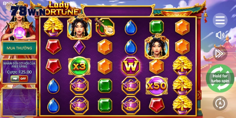 Các Biểu Tượng Quan Trọng Tại Lady Fortune (Bà May Mắn) 78win