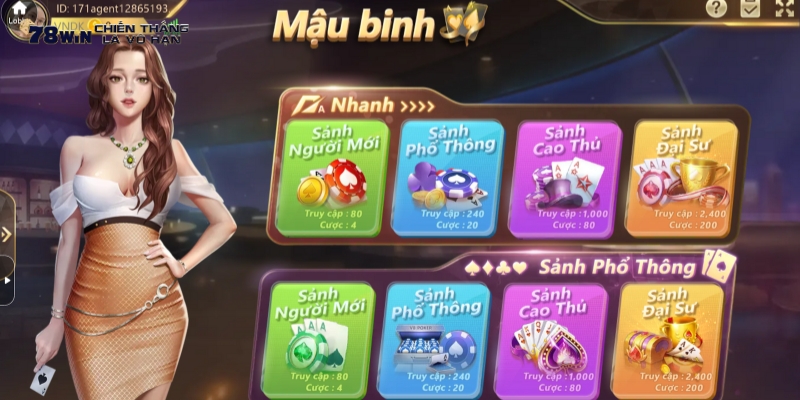 Giới Thiệu Game Bài Mậu Binh Tại 78win