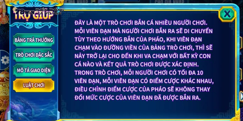 Luật chơi cơ bản bắn cá rồng