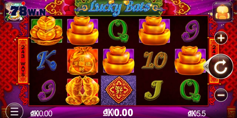 Nhận biết những biểu tượng trong game Chú Dơi May Mắn