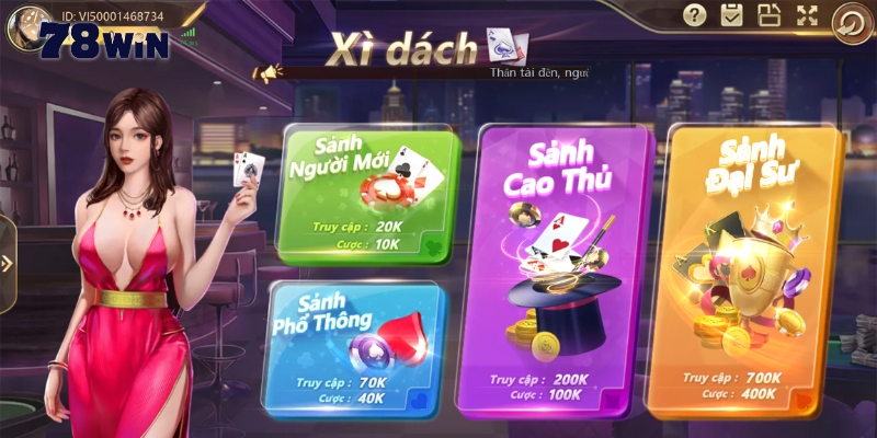 Giới thiệu Blackjack trên nền tảng 78win