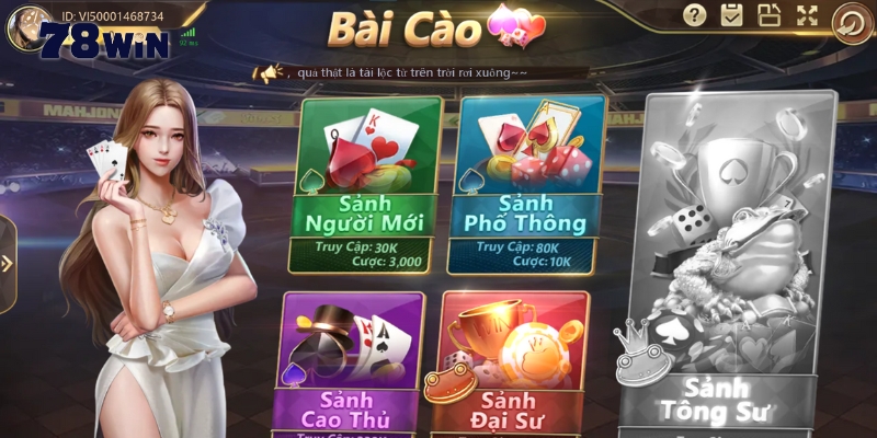 Giới thiệu game Bài Cào trên nền tảng 78win