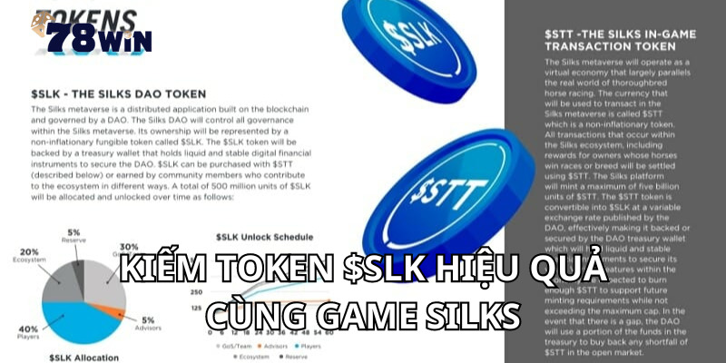 Kiếm Token $SLK hiệu quả cùng game Silks