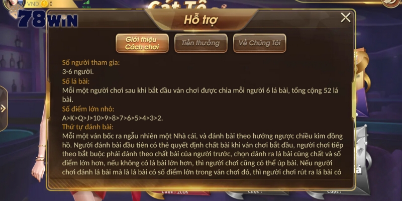 Luật chơi game bài Catte dễ ăn