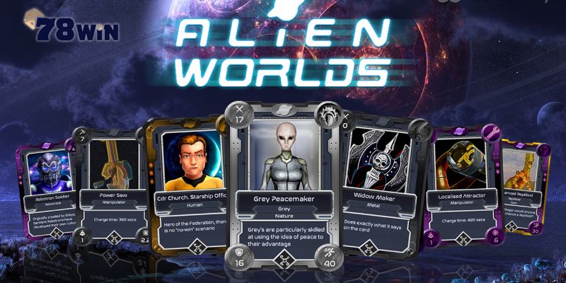 Tựa game hấp dẫn Alien Worlds